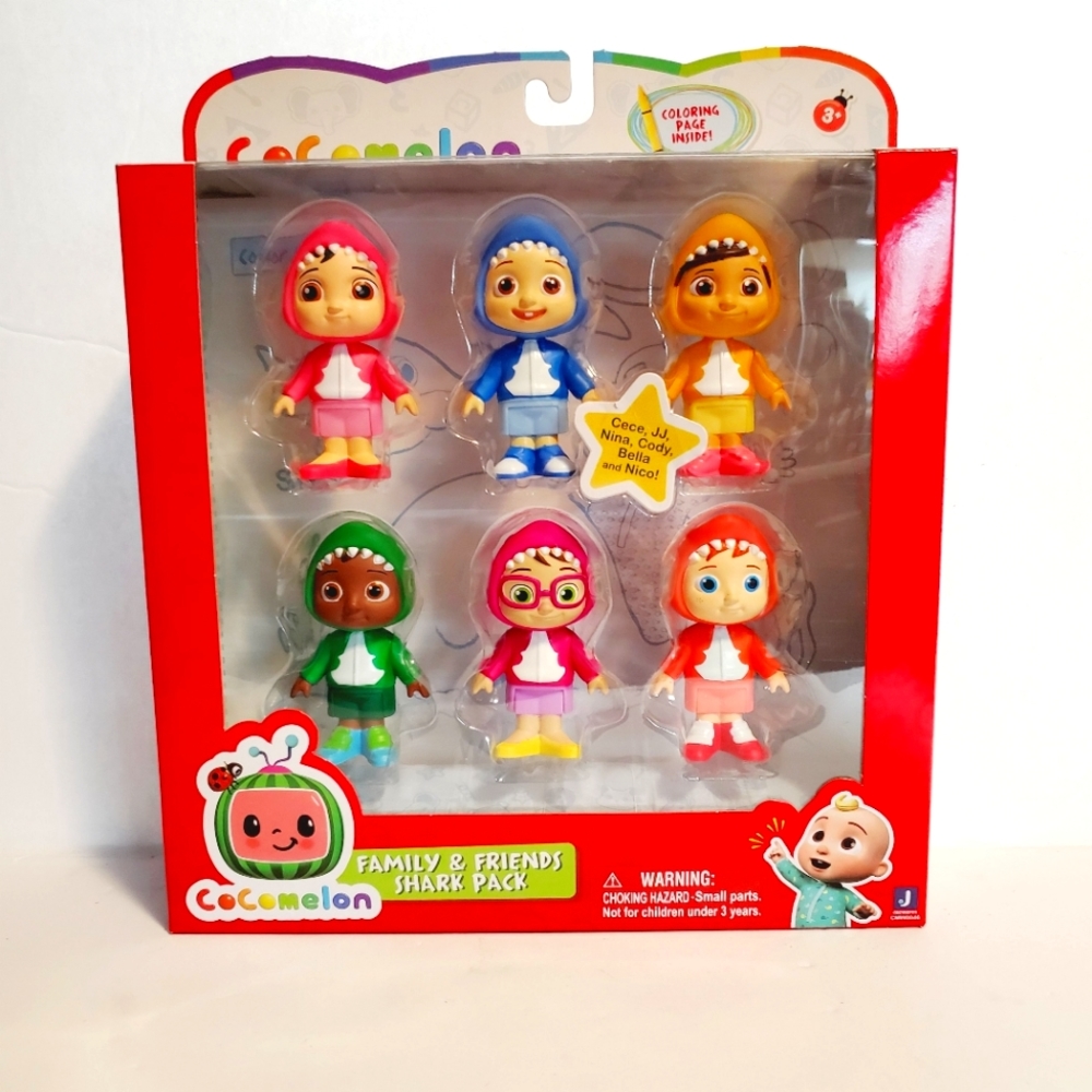 CoComelon Family & Friends Shark Pack